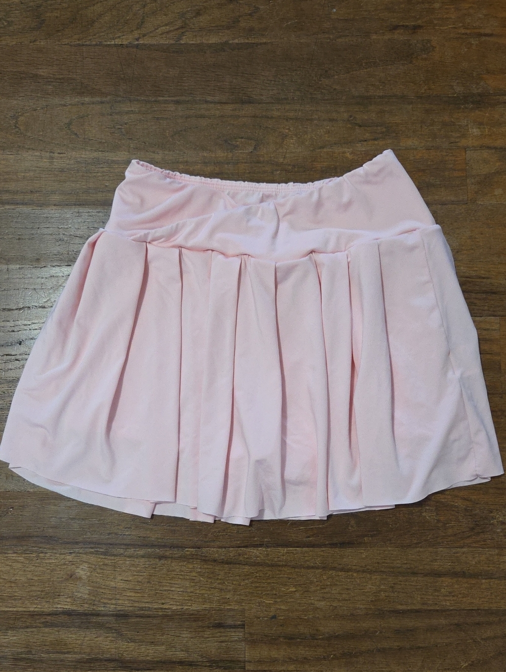 Pleated Athletic Skirt With Undershorts